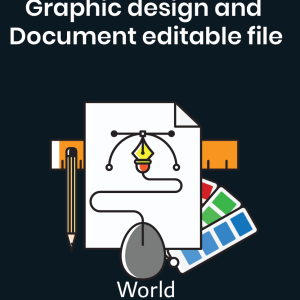 Graphic design and document editable file