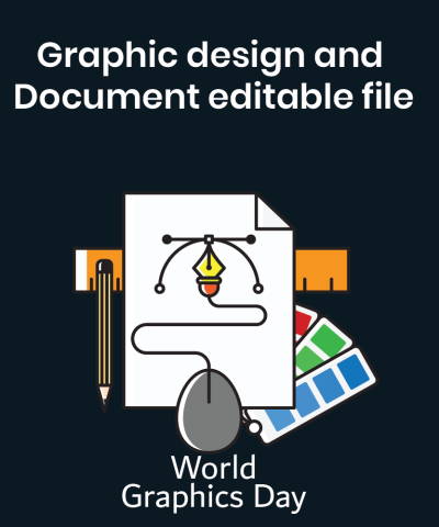 Graphic design and document editable file সকল ফাইল একসাথে